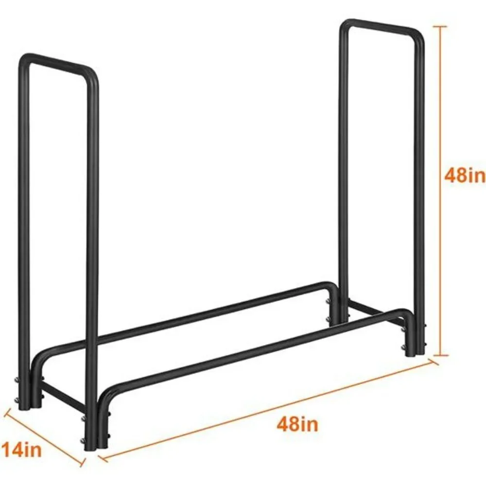 Firewood Racks Cover 4ft, Log Rack, Waterproof, Oxford Heavy Duty Outdoor